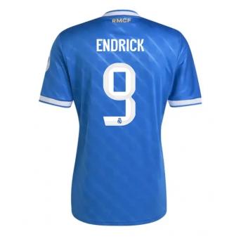 Real Madrid Endrick #9 Maglia Gara Terza Repliche 2025-26 Maniche Corte